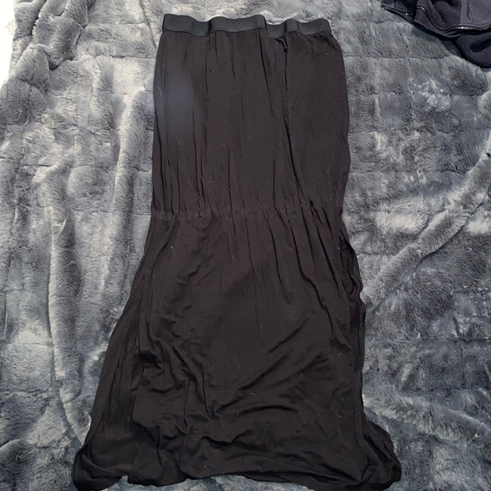 🔴Women’s Double Slit Black Skirt